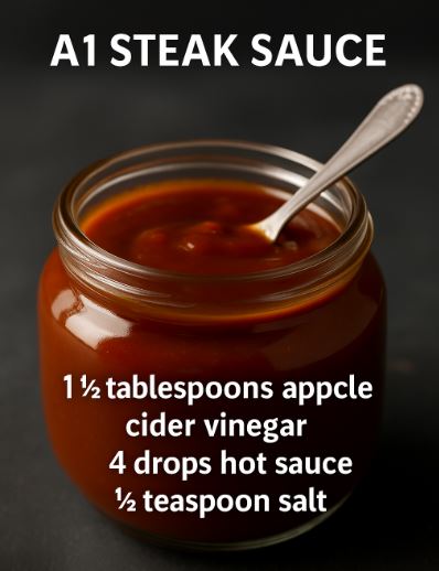 Homemade A1 Steak Sauce Recipe